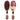 Brushworx Artists and Models Oval Cushion Hair Brush - Miss Be Bop - On Line Hair Depot