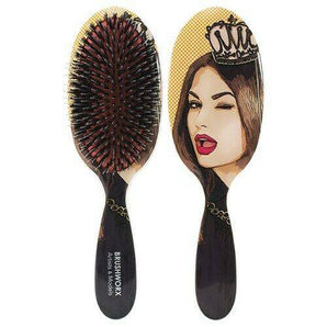Brushworx Artists and Models Oval Cushion Hair Brush - Queen of High Maintenance Brushworx - On Line Hair Depot