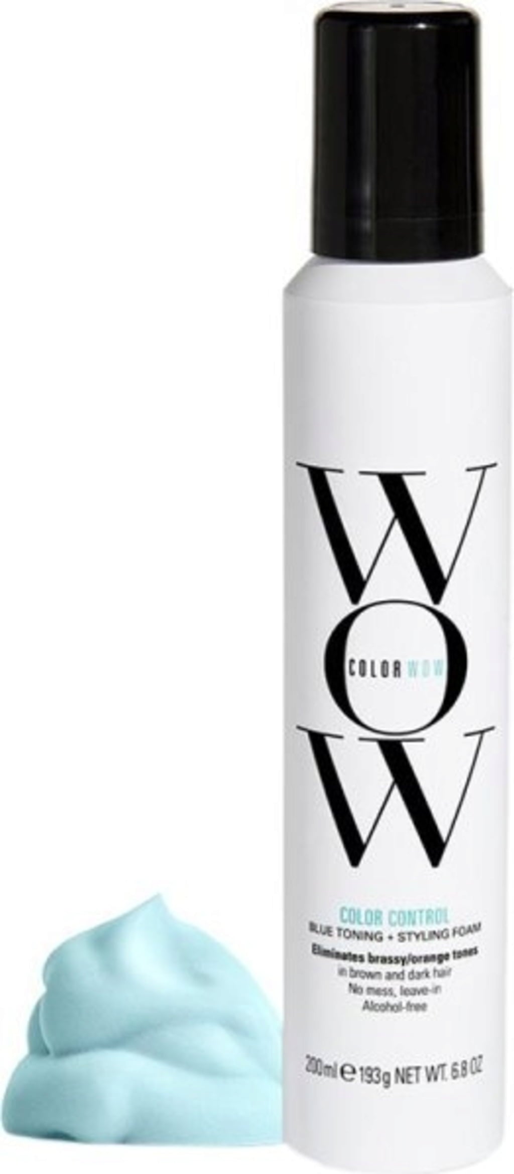Color WOW - Color Control Blue Toning + Styling Foam - On Line Hair Depot