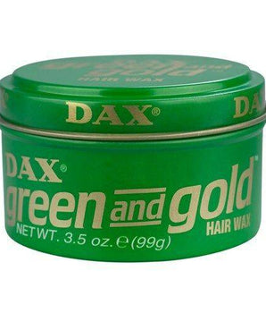 Dax Short & Neat Green and Gold 99g Medium Hold Wax Dax Wax - On Line Hair Depot