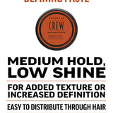 American Crew Defining Paste - Definition paste medium hold low shine 85g x 2 American Crew - On Line Hair Depot