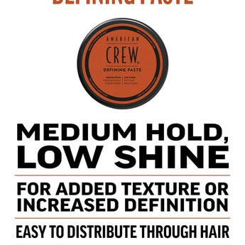 American Crew Defining Paste - Definition paste medium hold low shine 85g x 2 American Crew - On Line Hair Depot