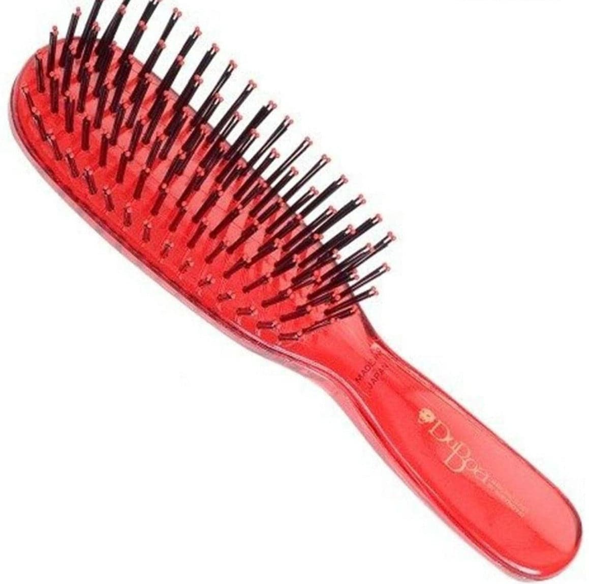 Duboa Brush Red 155mm Long Made in Japan 60 Medium Size - On Line Hair Depot