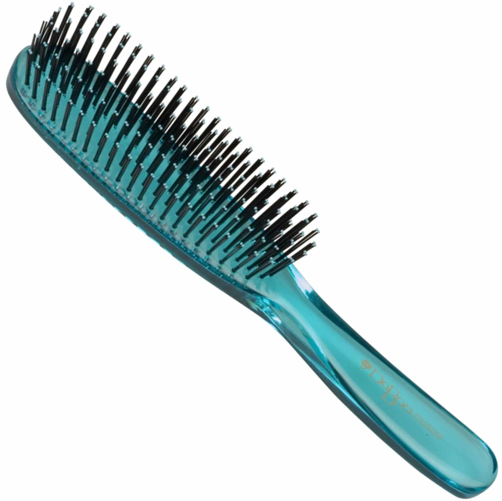 Duboa Brush Aqua/Green 155mm Long 80 Soft Large Hair brush Designed for Thick Hair in Aqua - On Line Hair Depot