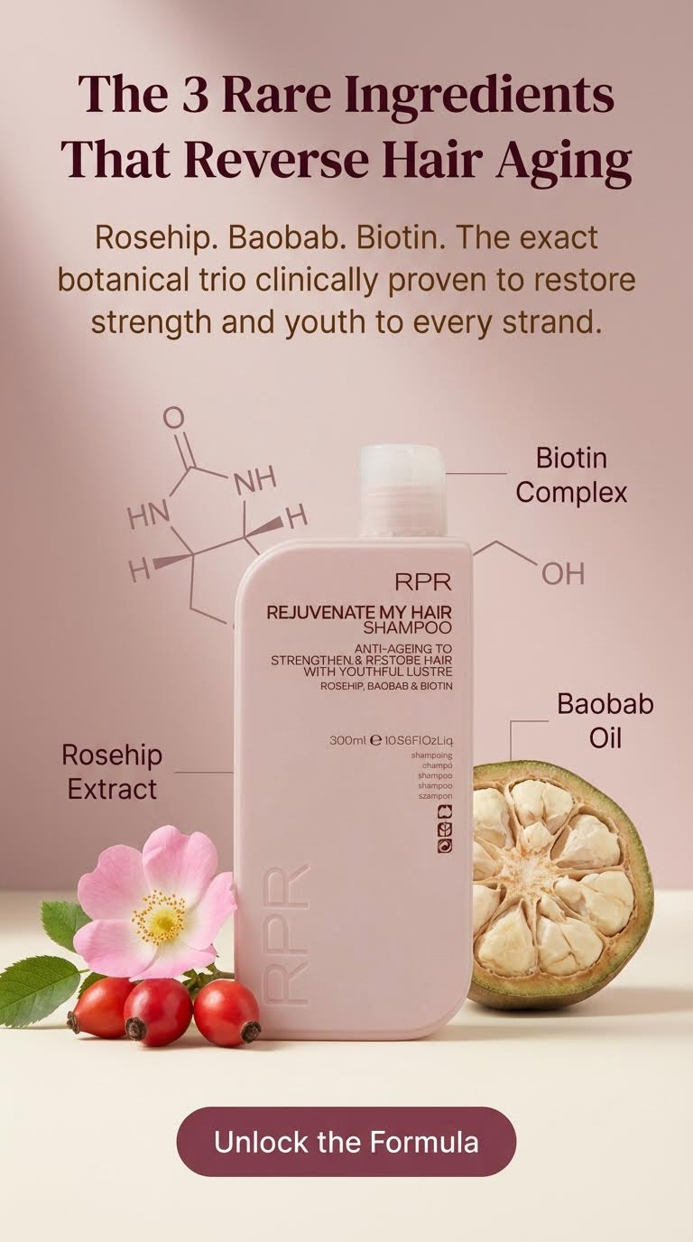 RPR Rejuvenate My Hair Shampoo 300ml Anti Ageing Strenghtens & Restores Hair