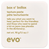 evo box o' bollox texture paste Evo Haircare - On Line Hair Depot