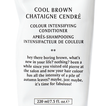 Evo Fabuloso Cool Brown a colour enhancing Conditioner 220mL - On Line Hair Depot