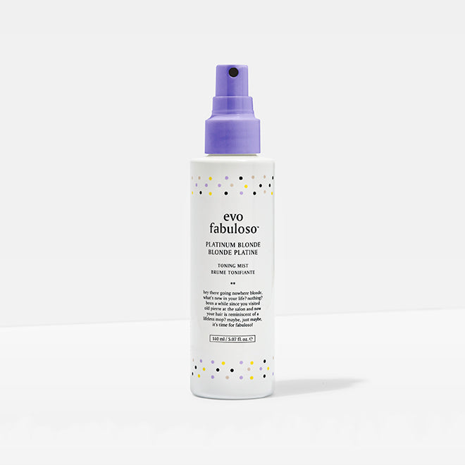 Evo Fabuloso Platinum Blonde toning mist 140ml - On Line Hair Depot