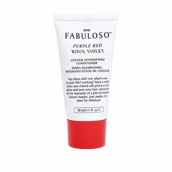 Evo Fabuloso Purple Red a colour enhancing Conditioner 30ml Travel - On Line Hair Depot