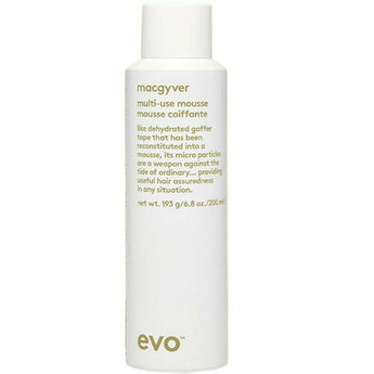 Evo Macgyver MultiUse Styling Mousse 193g, 50ml Happy Campers wearable Treatment Evo Haircare - On Line Hair Depot