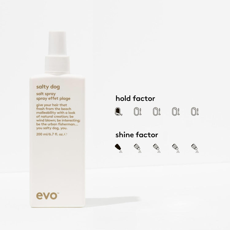 evo salty dog salt spray 200ml - On Line Hair Depot