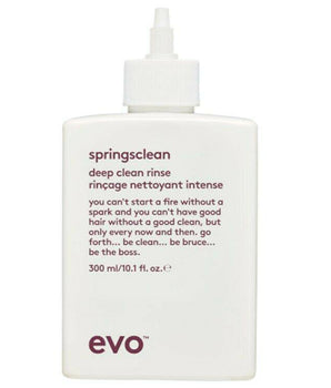 evo Springsclean Deep Clean Rinse 300ml Shampoo that removes product build up Evo Haircare - On Line Hair Depot