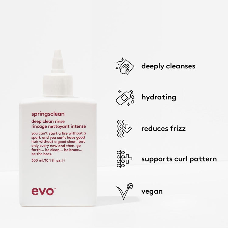 evo Springsclean Deep Cleansing Rinse Shampoo - On Line Hair Depot