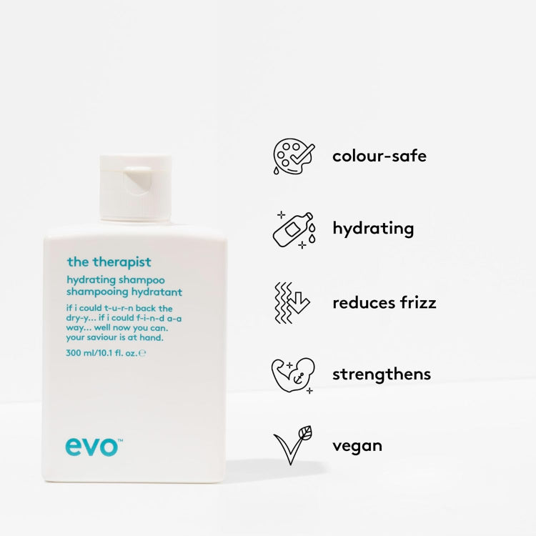 evo the therapist Hydrating shampoo - On Line Hair Depot