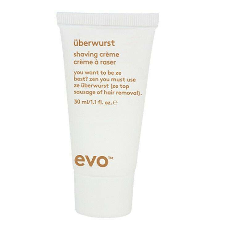Evo Uberwurst Shaving Creme 30ml Travel - On Line Hair Depot
