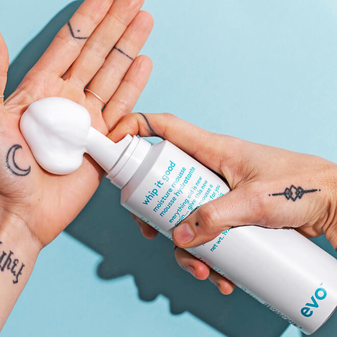 Evo Whip it good Moisture Mousse - On Line Hair Depot