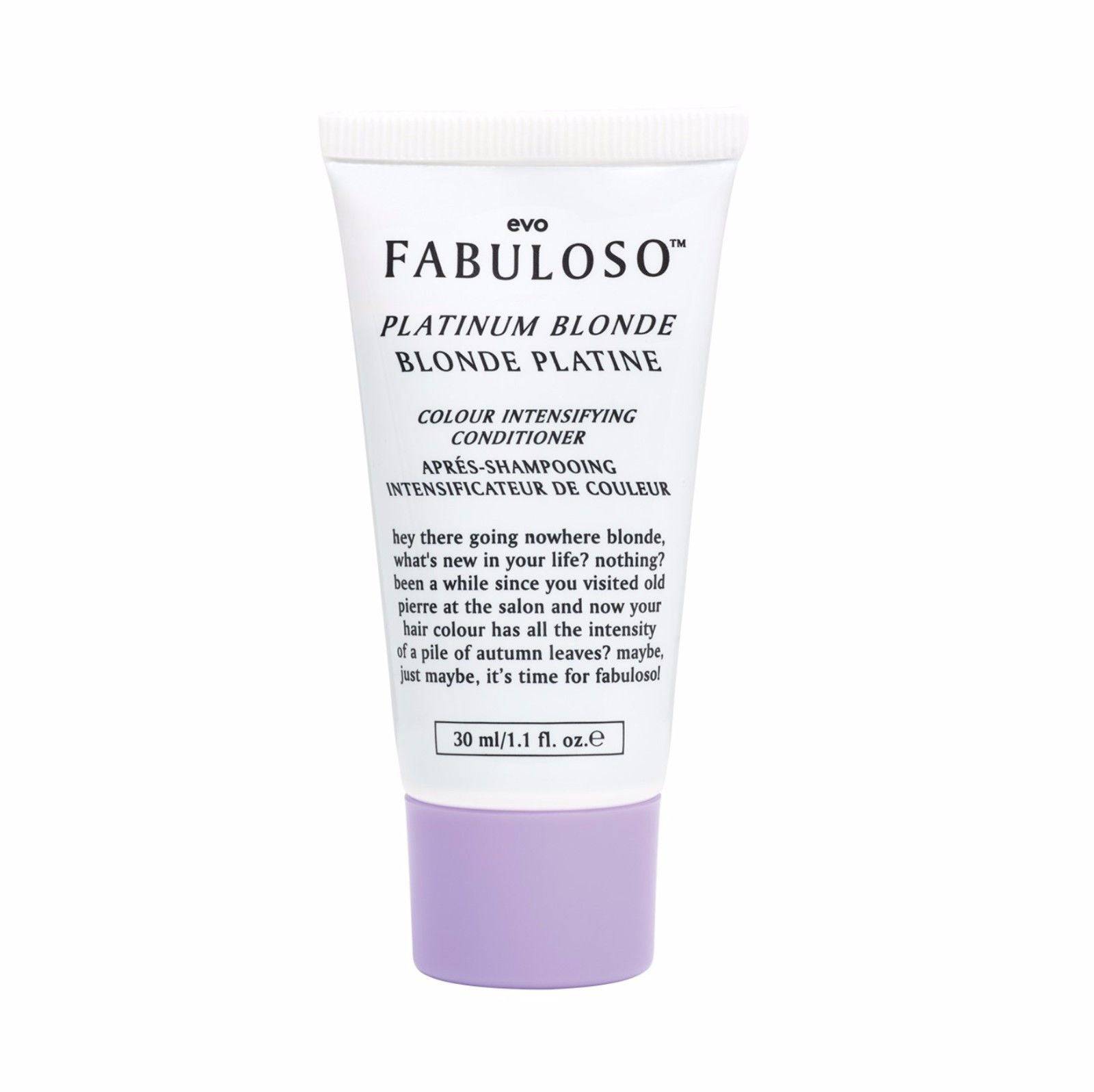Evo Fabuloso Platinum Blonde 30ml Travel by Evo - On Line Hair Depot