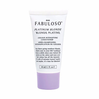 Fabuloso Platinum Blonde Color Intense Conditioner 30ml Travel by Evo Evo Haircare - On Line Hair Depot