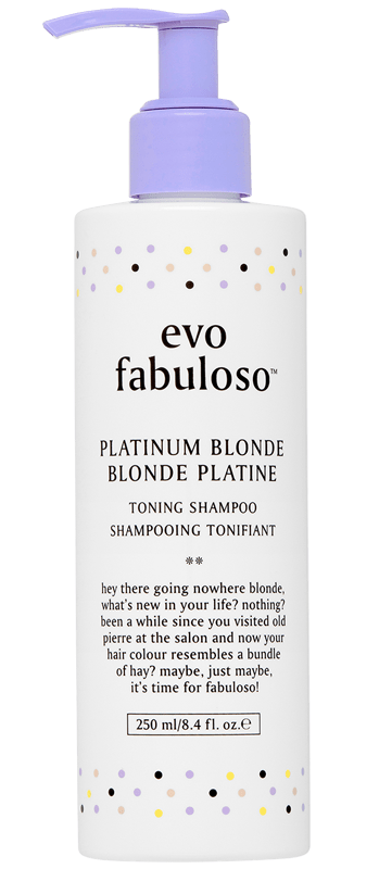 Evo Fabuloso Platinum Blonde Toning Shampoo 250ml by Evo - On Line Hair Depot