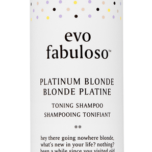 Fabuloso Platinum Blonde Toning Shampoo 250ml by Evo Evo Haircare - On Line Hair Depot