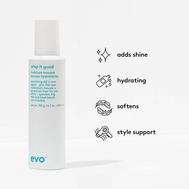 Evo Whip it good Moisture Mousse - On Line Hair Depot