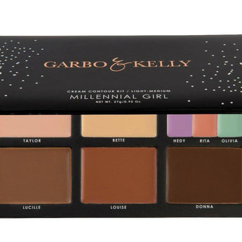 Garbo & Kelly Millennial Girl - Cream Contour Kit Palette x 1 Garbo & Kelly - On Line Hair Depot