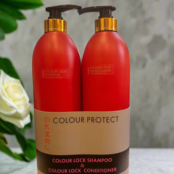 GKMBJ Colour Lock Shampoo & Conditioner 1lt each Protects Vibrancy - On Line Hair Depot