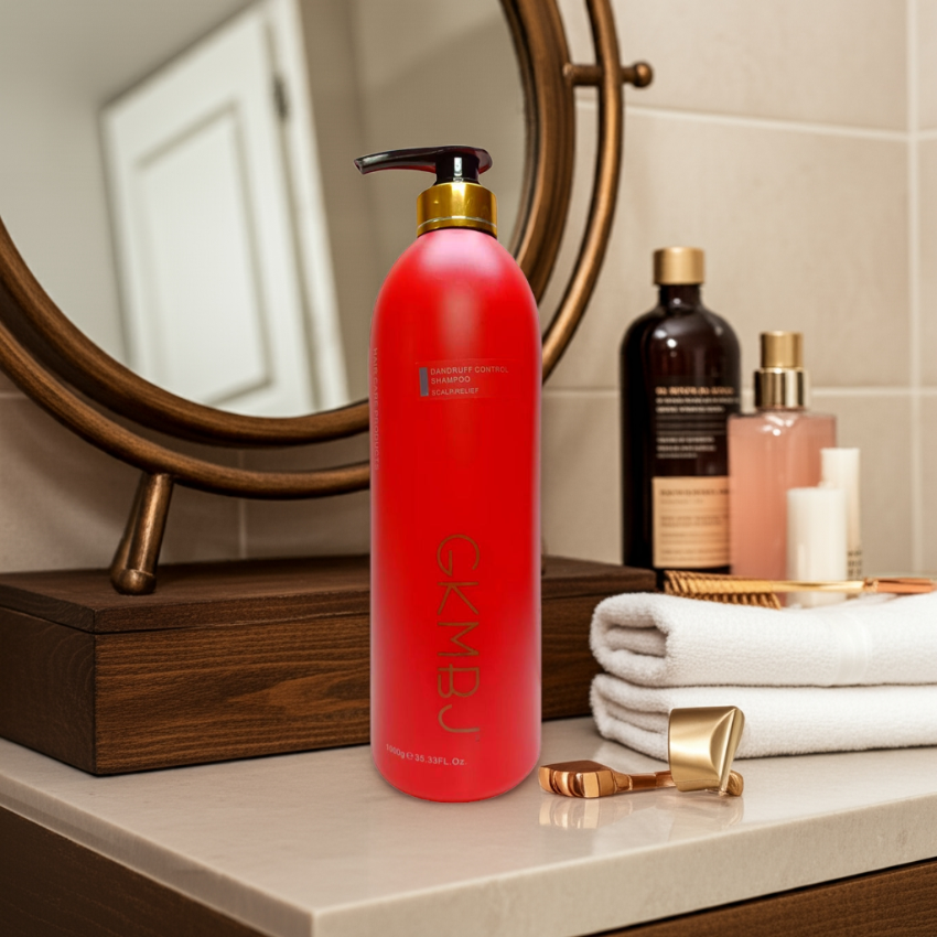 GKMBJ Dandruff Control Shampoo 1lt Improve Scalp - Protect - On Line Hair Depot