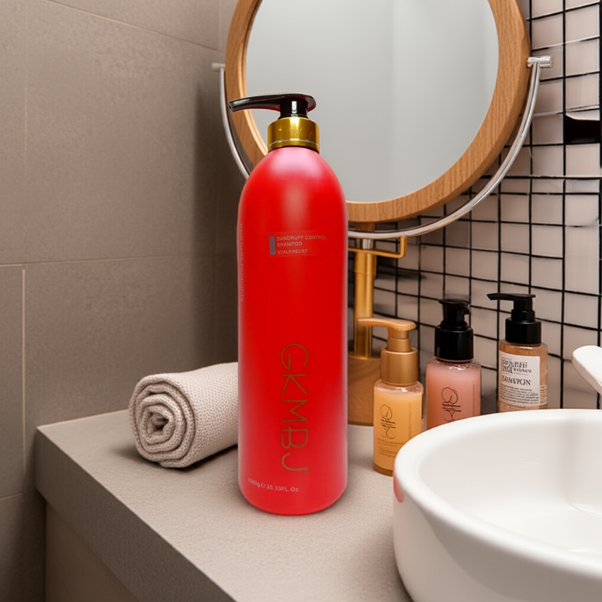 GKMBJ Dandruff Control Shampoo 1lt Improve Scalp - Protect - On Line Hair Depot