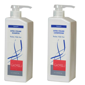 GKMBJ Extra Volume Shampoo & Conditioner 1lt each Thicker Fuller Hair GKMBJ - On Line Hair Depot