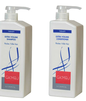 GKMBJ Extra Volume Shampoo & Conditioner 1lt each Thicker Fuller Hair GKMBJ - On Line Hair Depot