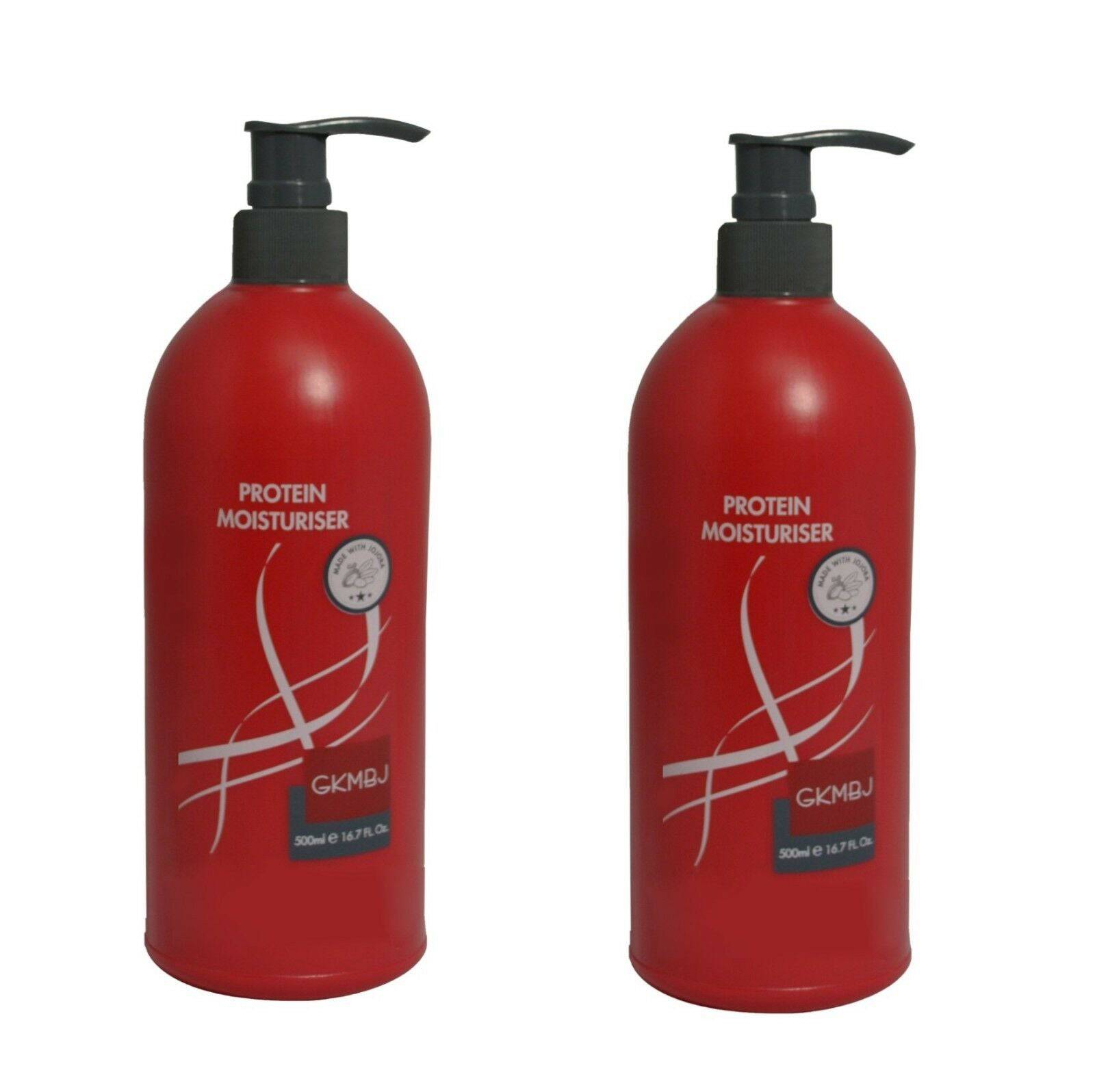 GKMBJ GKMBJ Protein Moisturiser Jojoba  500ml X 2 - On Line Hair Depot
