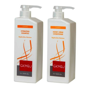 GKMBJ Hydrating Shampoo & Honey Creme Conditioner 1lt each Replenishes  Moisture GKMBJ - On Line Hair Depot