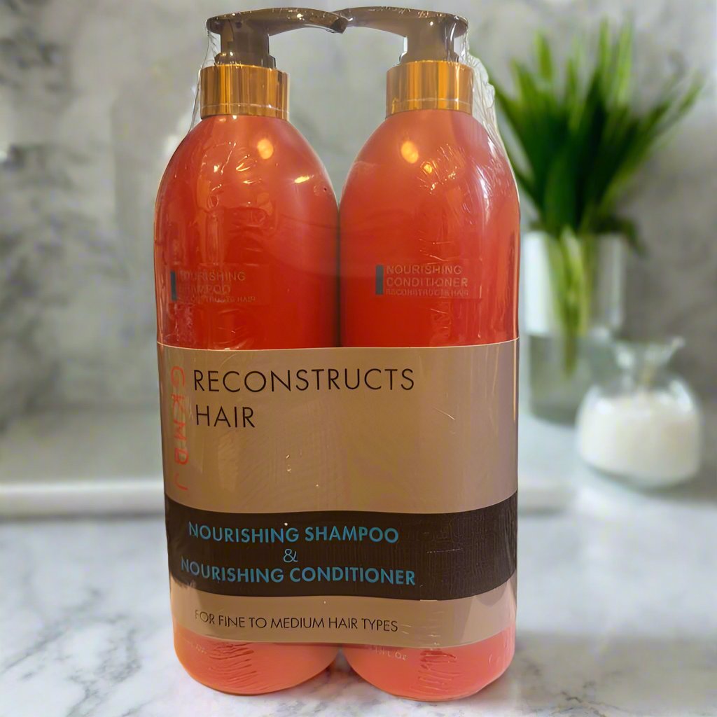 GKMBJ Nourishing Shampoo & Conditioner 1lt each Soothing &  Moistuizing Duo - On Line Hair Depot