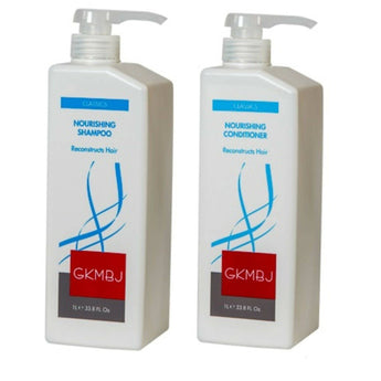 GKMBJ Nourishing Shampoo & Conditioner 1lt each Soothing &  Moistuizing DUO GKMBJ - On Line Hair Depot