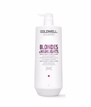 Goldwell Blondes & Highlights Anti Yellow Brassiness Shampoo 1000ml Goldwell Dualsenses - On Line Hair Depot