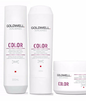 Goldwell Color Brilliance Shampoo & Conditioner Treatment Trio Goldwell Dualsenses - On Line Hair Depot