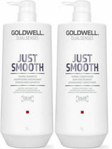 Goldwell Just Smooth Taming Shampoo and Conditioner 1lt Duo - On Line Hair Depot