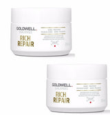 Goldwell Rich Repair 60Sec Treatment 200ml x 2 Goldwell Dualsenses - On Line Hair Depot