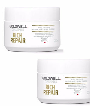 Goldwell Rich Repair 60Sec Treatment 200ml x 2 Goldwell Dualsenses - On Line Hair Depot