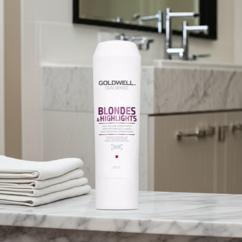 Goldwell Blondes & Highlights Anti Yellow Brassiness Conditioner - On Line Hair Depot