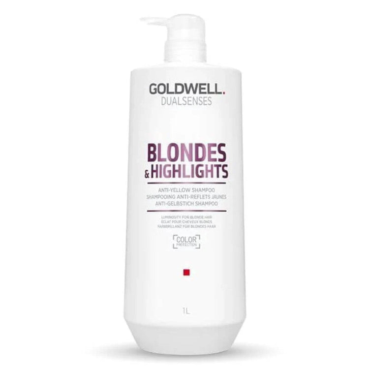 Goldwell Blondes & Highlights Anti Yellow Brassiness Shampoo 1000ml - On Line Hair Depot