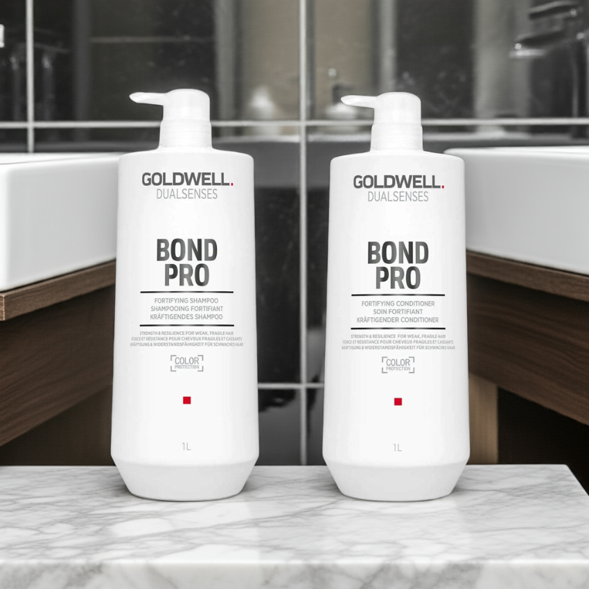 GOLDWELL Bond Pro Fortifying Shampoo & Conditioner Duo 1000ml Each - On Line Hair Depot