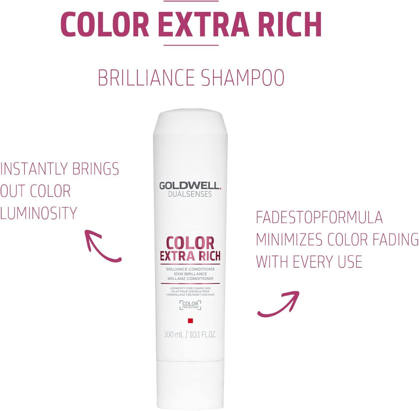 Goldwell Color Extra Rich Brilliance Shampoo & Conditioner Duo 1lts - On Line Hair Depot