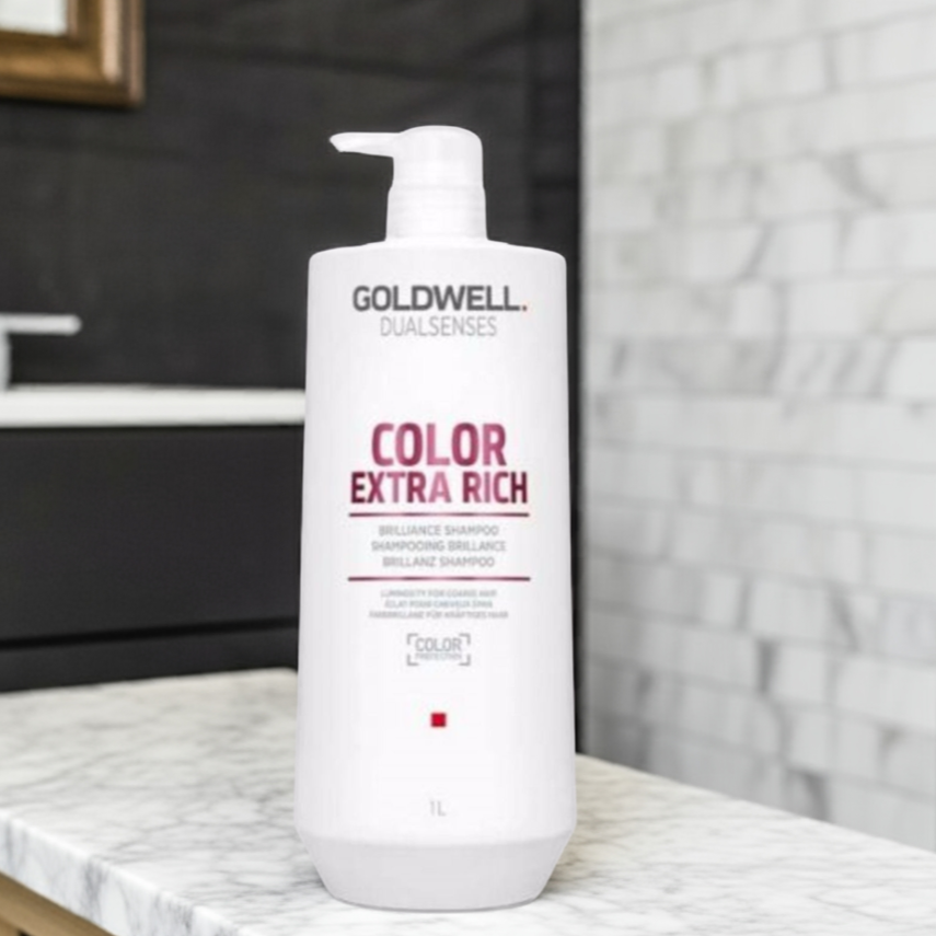 Goldwell Color Extra Rich Brilliance Shampoo & Conditioner Duo 1lts - On Line Hair Depot