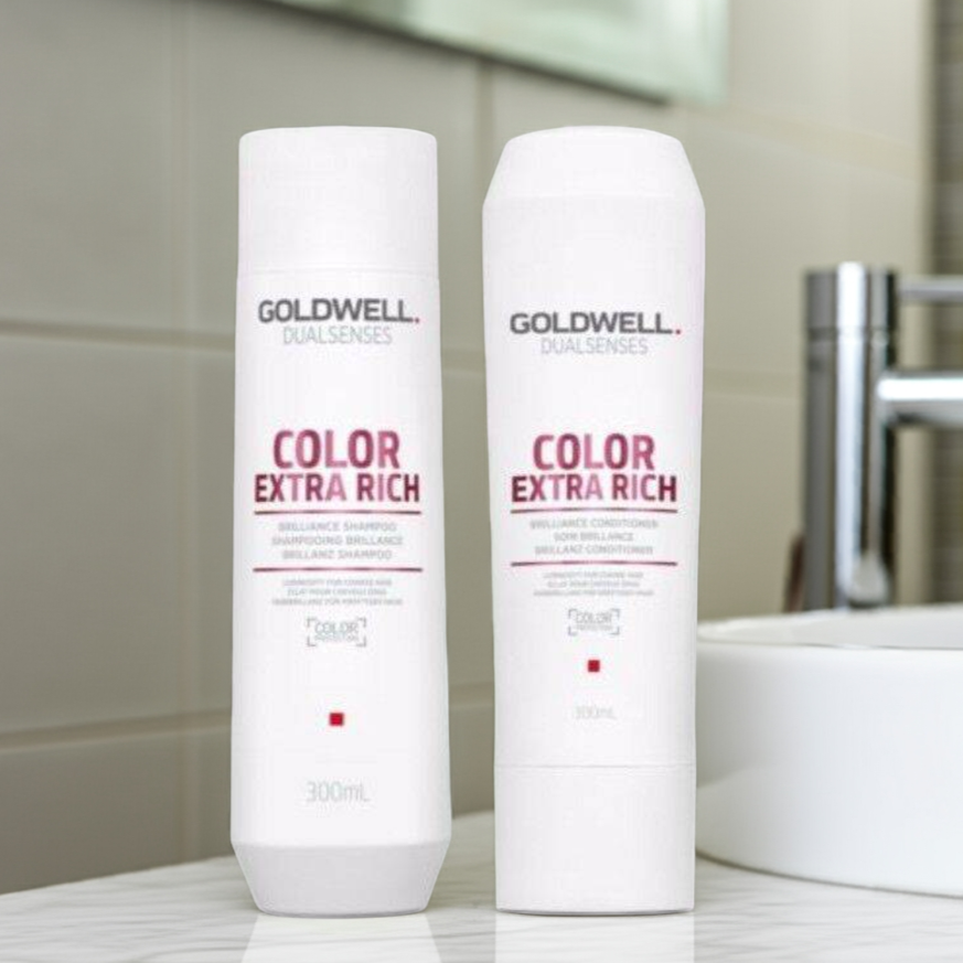 Goldwell Color Extra Rich Brilliance Shampoo & Conditioner Duo - On Line Hair Depot
