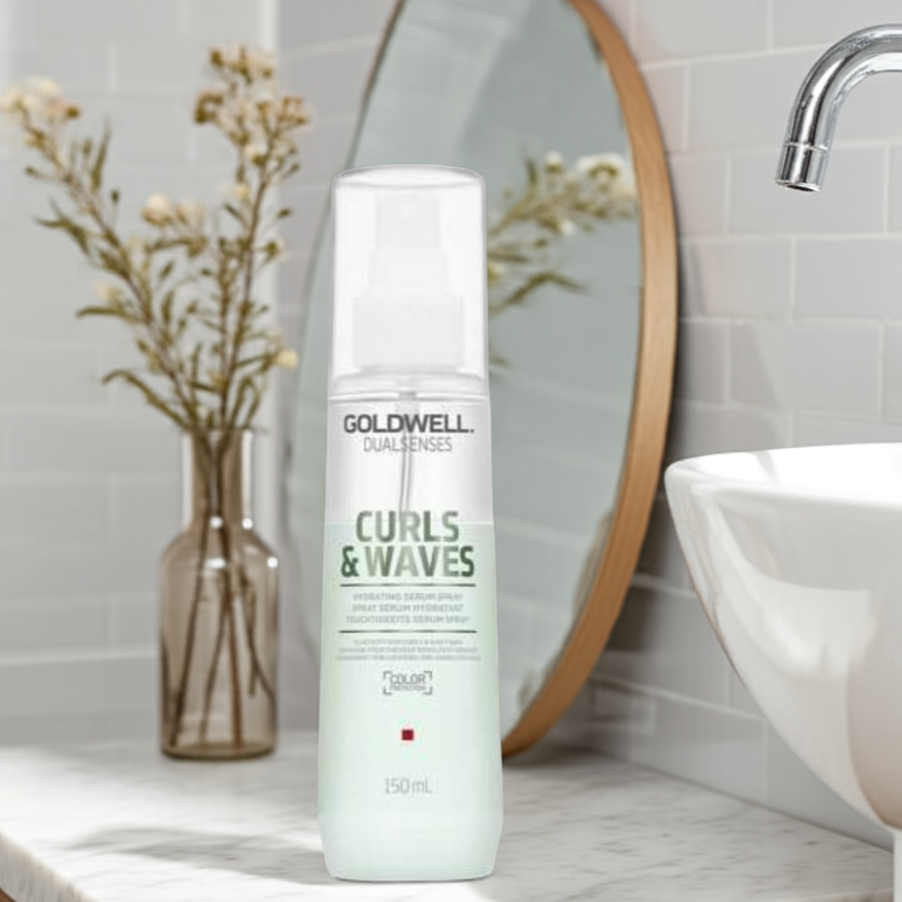 Goldwell Curls and Waves Serum Spray 150ml - On Line Hair Depot