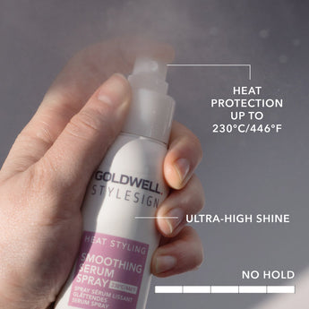 Goldwell StyleSign Heat Styling Smoothing Serum Spray 100 ml - On Line Hair Depot