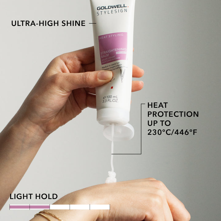 Goldwell StyleSign Heat Styling Straightening Balm 100 ml previouslt Flat Marvel - On Line Hair Depot