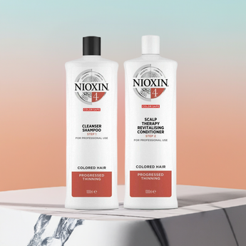 Nioxin System 4 1 Litre Duo for colored hair with progressed thinning - On Line Hair Depot